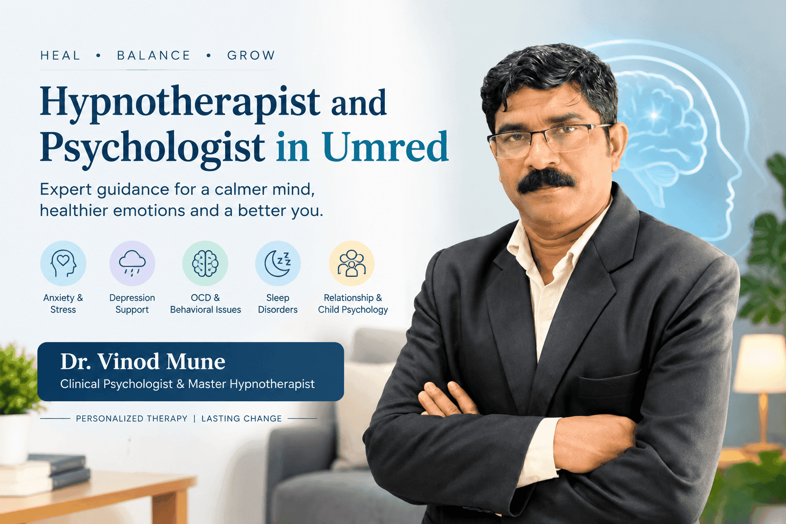Hypnotherapist and Psychologist in Umred